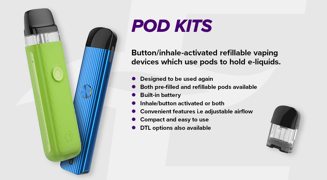 Pod Vape Systems – Better than Disposable Vape Kits?