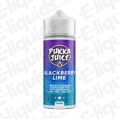 Pukka Juice 70/30 100ml Shortfill Vape Juice Blackberry Lime