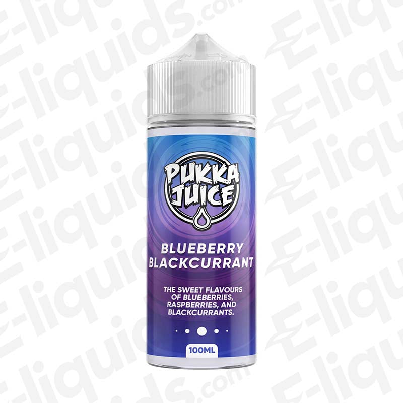 Pukka Juice Blueberry Blackcurrant 70/30 100ml Shortfill Vape Juice