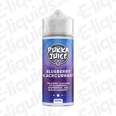 Pukka Juice 70/30 100ml Shortfill Vape Juice Blueberry Blackcurrant