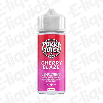 Pukka Juice 70/30 100ml Shortfill Vape Juice Cherry Blaze