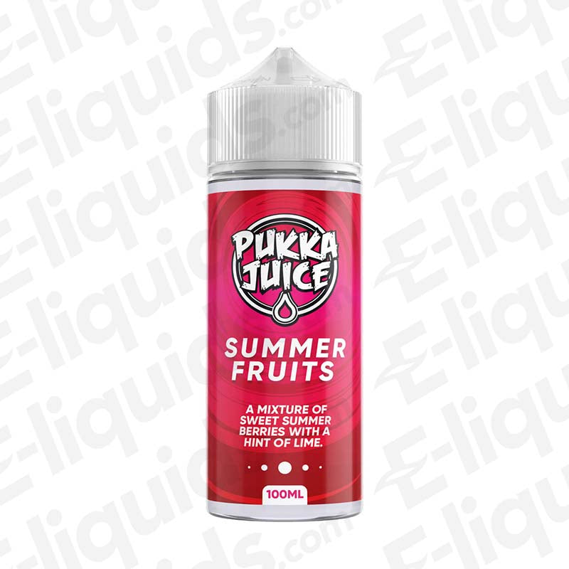 Pukka Juice Summer Fruits 70/30 100ml Shortfill Vape Juice