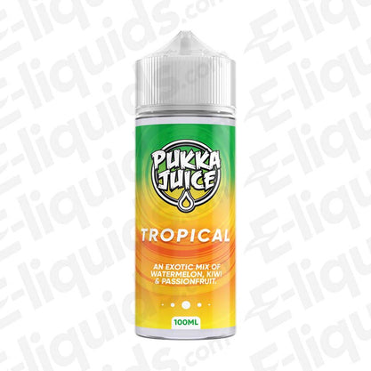 Pukka Juice 70/30 100ml Shortfill Vape Juice Tropical