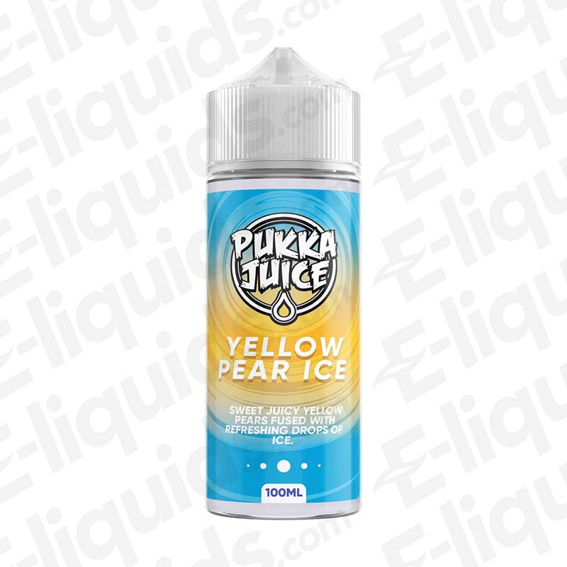 Pukka Juice Yellow Pear Ice 70/30 100ml Shortfill Vape Juice