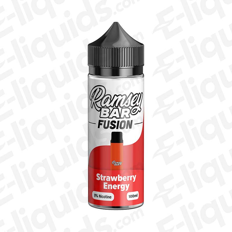 Ramsey Bar Fusion Strawberry Energy 100ml Shortfill