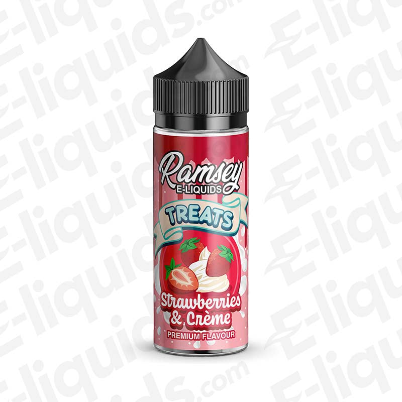 Ramsey Treats Strawberries & Creme 100ml Shortfill