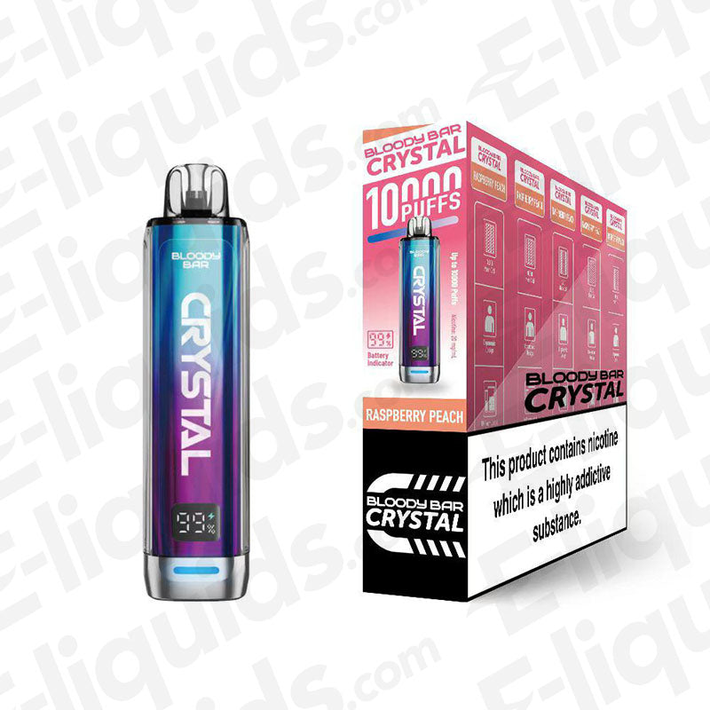 Bloody Bar Crystal 10K Raspberry Peach Prefilled Pod Kit