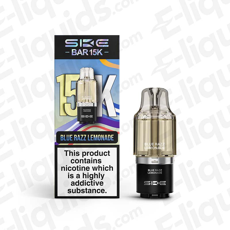 SKE Bar 15K Blue Razz Lemonade Prefilled Pods