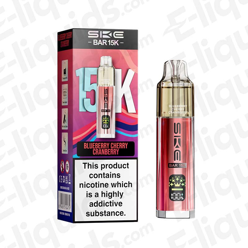 SKE Bar 15K Blueberry Cherry Cranberry Prefilled Pod Kit