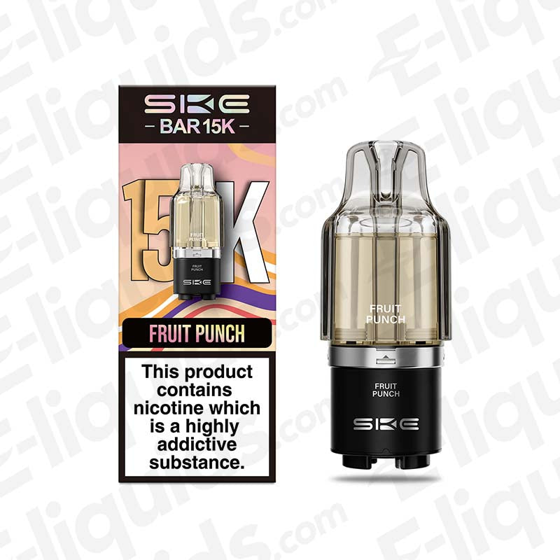 SKE Bar 15K Fruit Punch Prefilled Pods