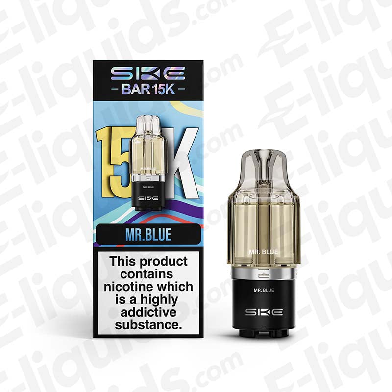 SKE Bar 15K Mr. Blue Prefilled Pods