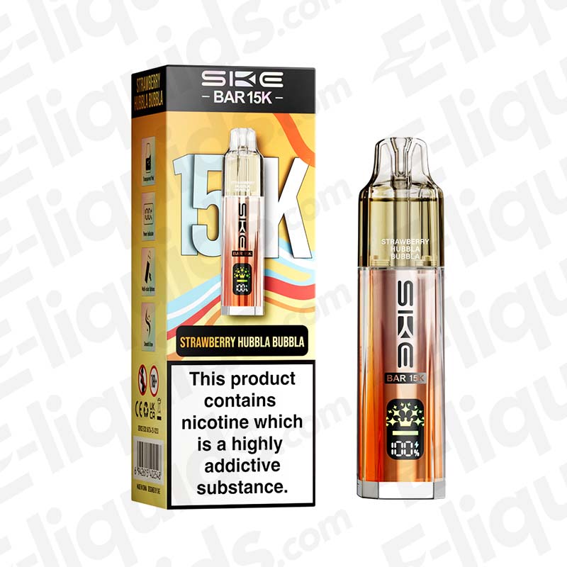 SKE Bar 15K Strawberry Hubbla Bubbla Prefilled Pod Kit