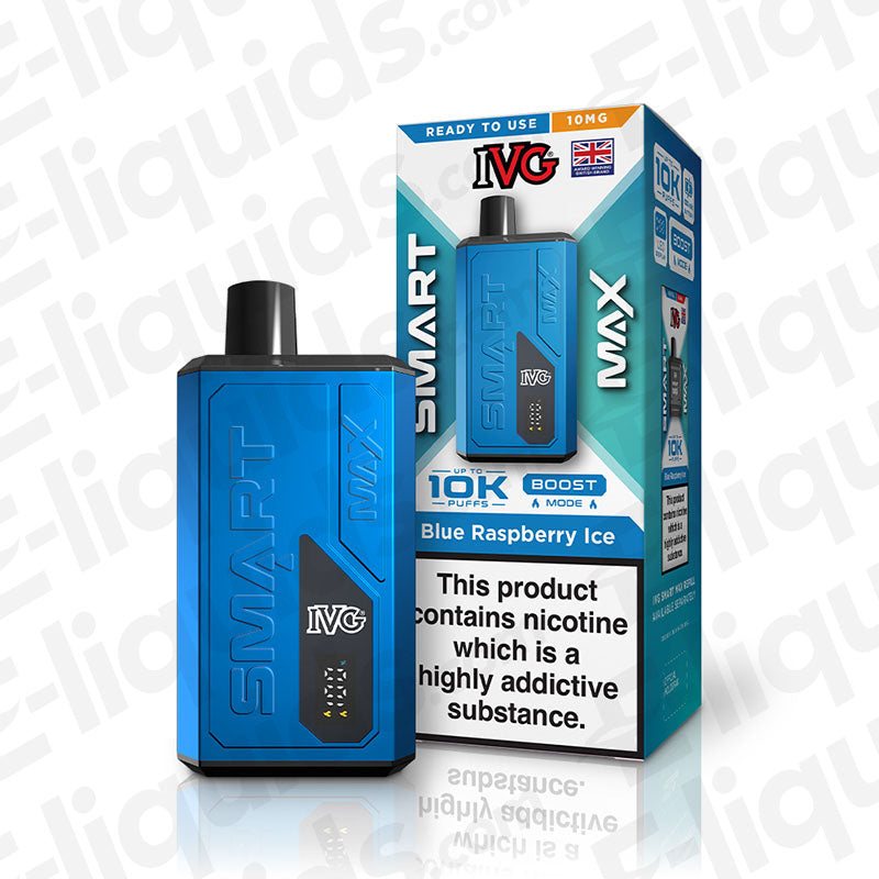 IVG Smart Max 10mg Blue Raspberry Ice Prefilled Pod Kit