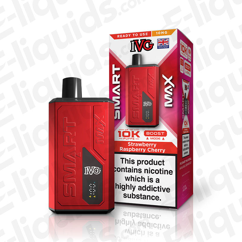 IVG Smart Max 10mg Strawberry Raspberry Cherry Prefilled Pod Kit