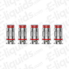 Five Smok RPM 3 replacement vape coils for SMOK RPM 5 Pod Kit, featuring 0.15 and 0.23 ohm resistance, mesh design for enhanced flavor.