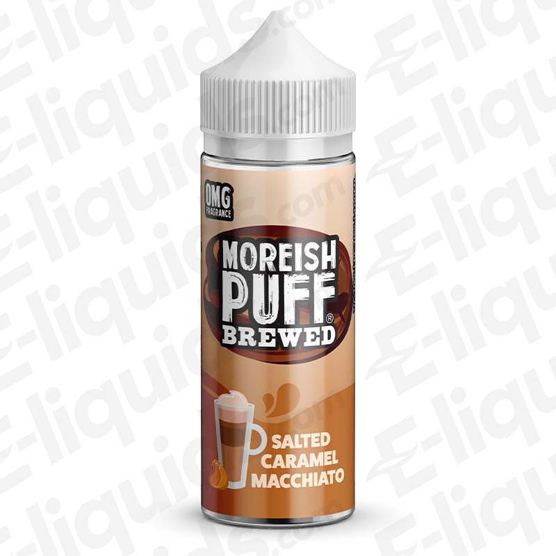 Moreish Puff Brewed Salted Caramel Macchiato Brewed 100ml Shortfill Vape Juice