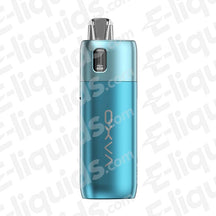 Oxva Oneo Pod Vape Kit in sleek turquoise design, showcasing modern features for an enhanced vaping experience.