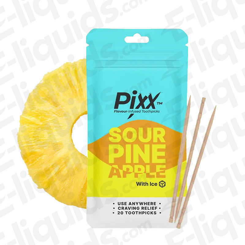 Pixx Sour Pineapple 0mg Toothpicks