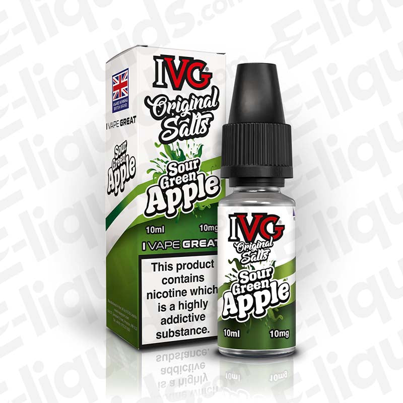 IVG Original Salts Sour Green Apple Nic Salt
