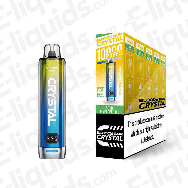 Bloody Bar Crystal 10K Sour Pineapple Ice Prefilled Pod Kit
