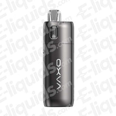 Oxva Oneo Pod Vape Kit in sleek black design, showcasing modern vaping technology and features.