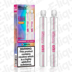 Strawberry Ice Cream Sikary S600 Twin Pack Disposable Vape Device