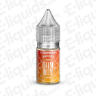 Strawberry Banana Ice Nic Salt E-liquid by Ohm Boy SLT, 10ml bottle with 20mg strength, fruity flavor with menthol finish.