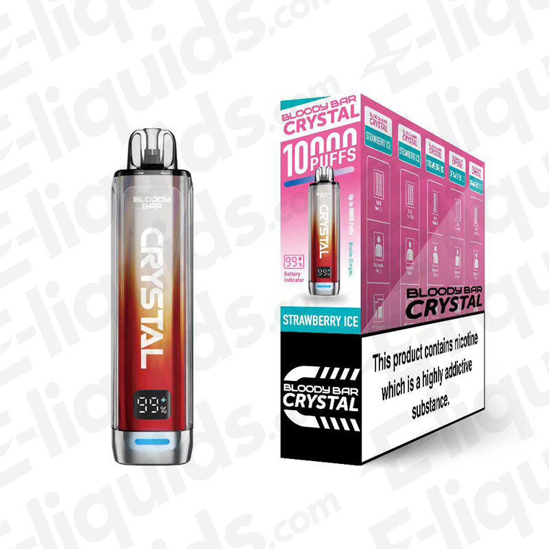 Bloody Bar Crystal 10K Strawberry Ice Prefilled Pod Kit
