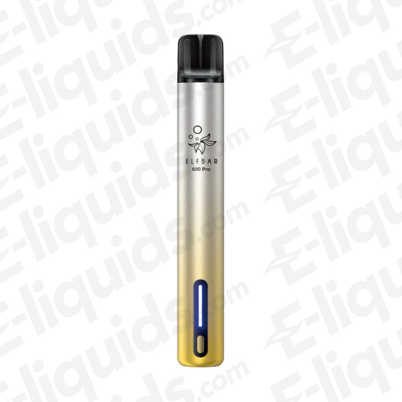 Elf Bar 600 Pro Aurora Gold - Strawberry Raspberry Cherry Ice Prefilled Pod Kit