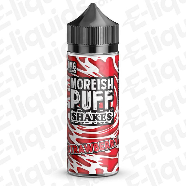 Moreish Puff Shakes Strawberry Shakes 100ml Shortfill Vape Juice