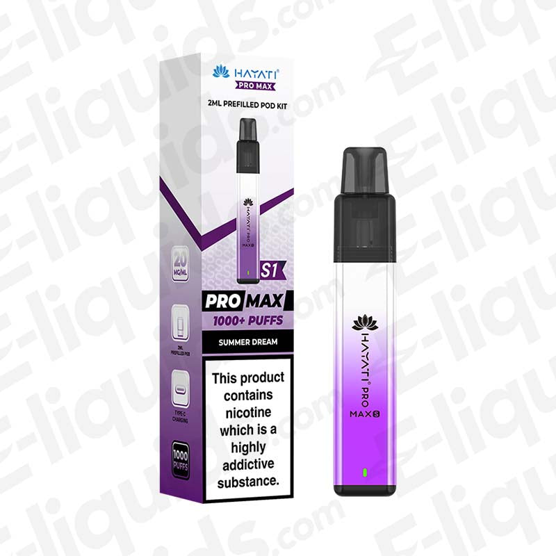 Hayati Pro Max S1 Summer Dream Prefilled Pod Kit