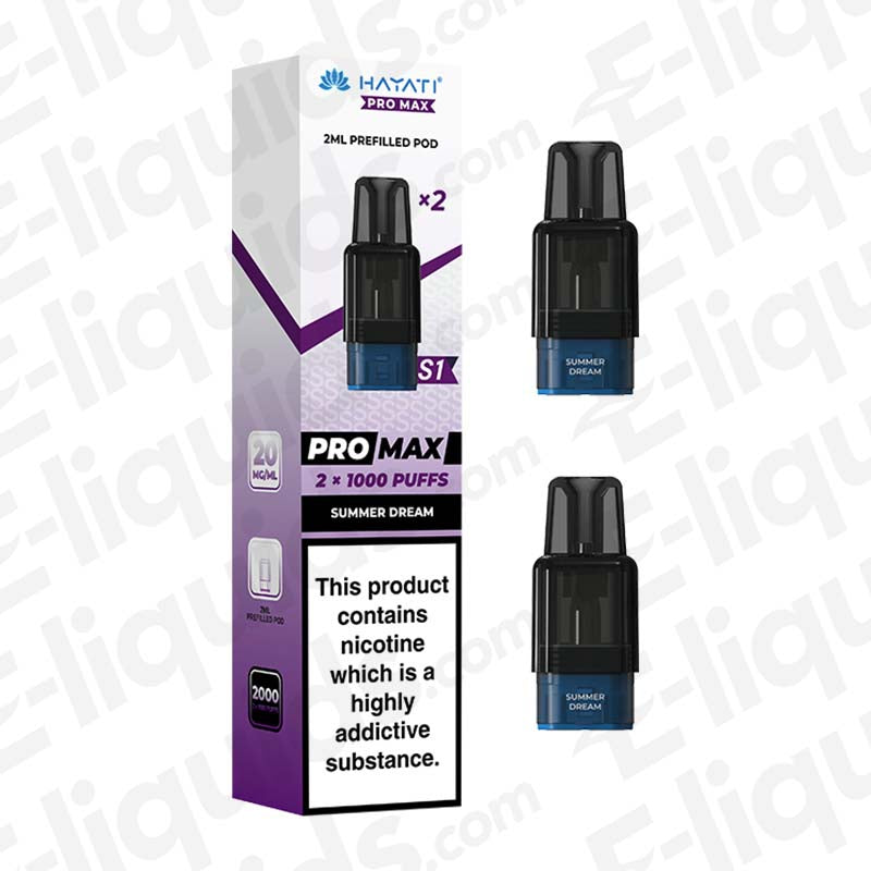 Hayati Pro Max S1 Summer Dream Prefilled Replacement Pod