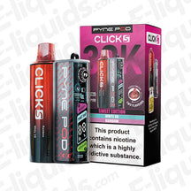 Pyne Pod Click S 30K Sweet Edition Prefilled Pod Kit White Gummy Rainbow with sweet fruity notes in orange and pink packaging