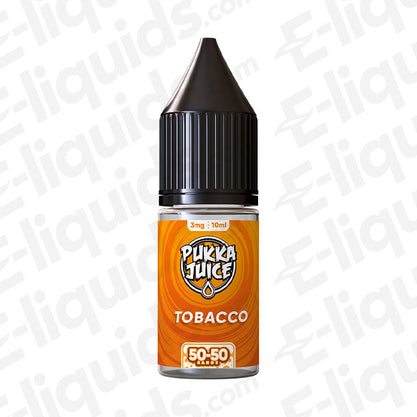 Pukka Juice 50/50 Freebase Vape Juice Tobacco