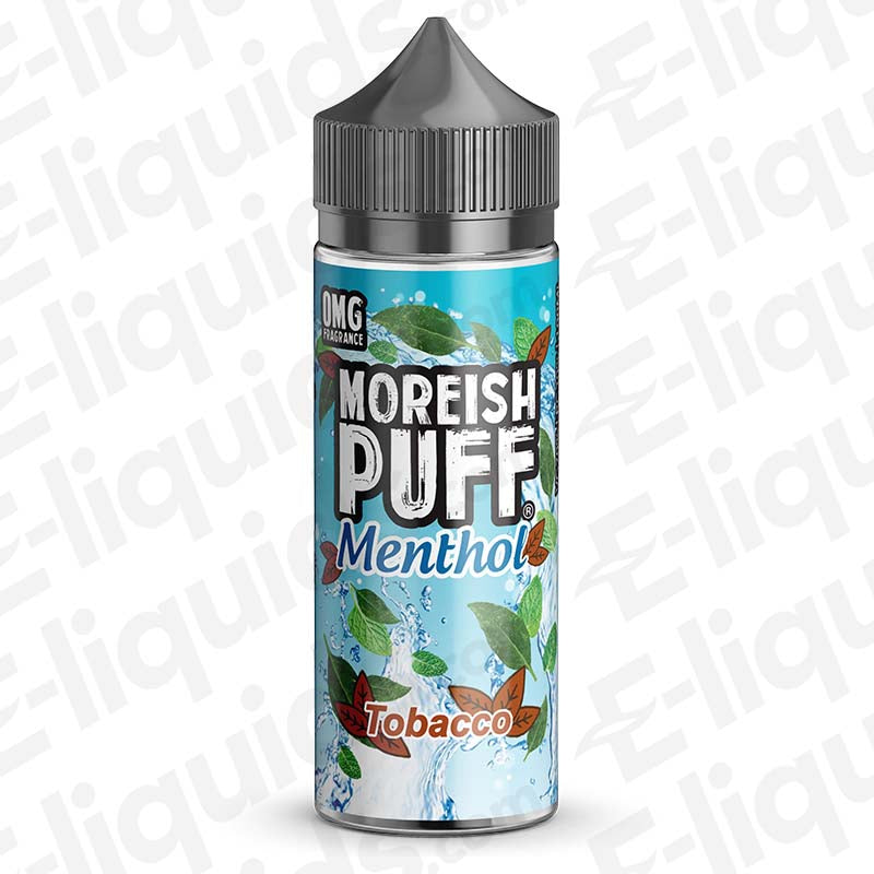Moreish Puff Menthol Tobacco Menthol 100ml Shortfill Vape Juice