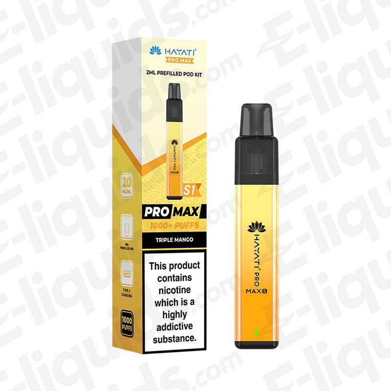 Hayati Pro Max S1 Triple Mango Prefilled Pod Kit