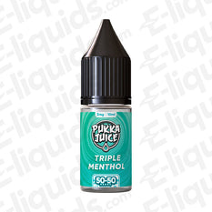 Pukka Juice 50/50 Freebase Vape Juice Triple Menthol