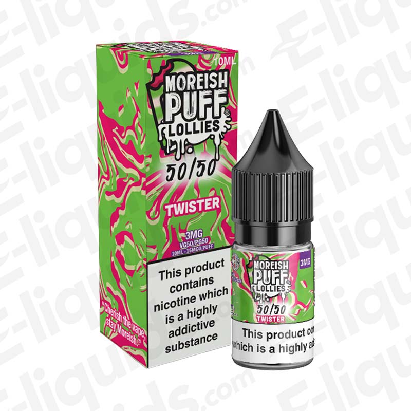 Moreish Puff Twister Lollies 10ml Freebase