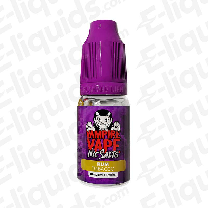 Vampire Vape Rum Tobacco 50/50 10ml Nic Salt