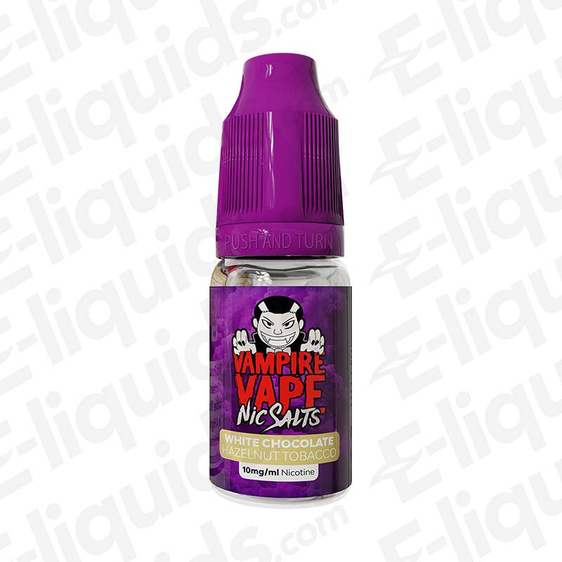 Vampire Vape White Chocolate Hazelnut Tobacco 50/50 10ml Nic Salt