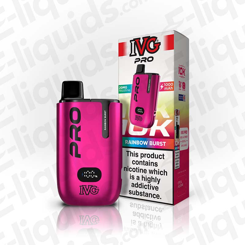 IVG Pro 12 20mg Rainbow Burst Prefilled Pod Kit