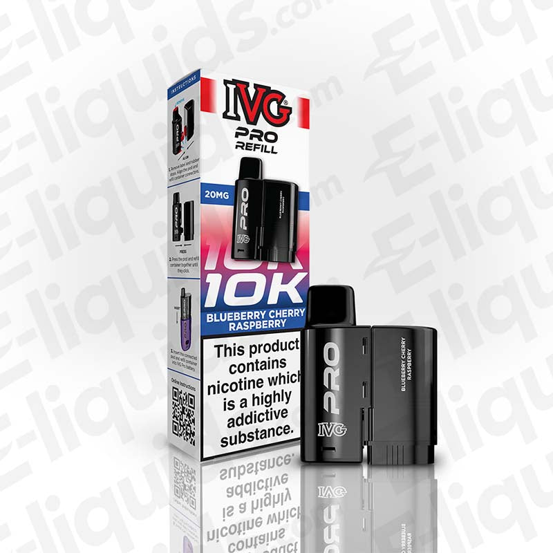 IVG Pro 12 20mg Blueberry Cherry Raspberry Prefilled Pod