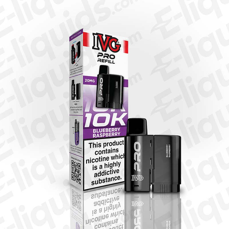 IVG Pro 12 20mg Blueberry Raspberry Prefilled Pod