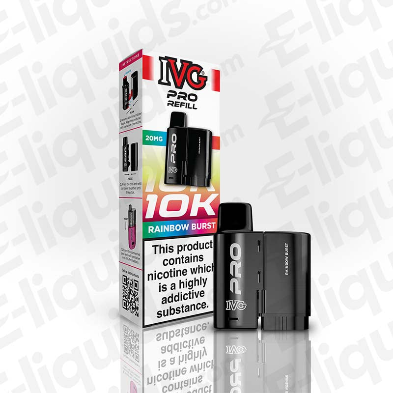 IVG Pro 12 20mg Rainbow Burst Prefilled Pod