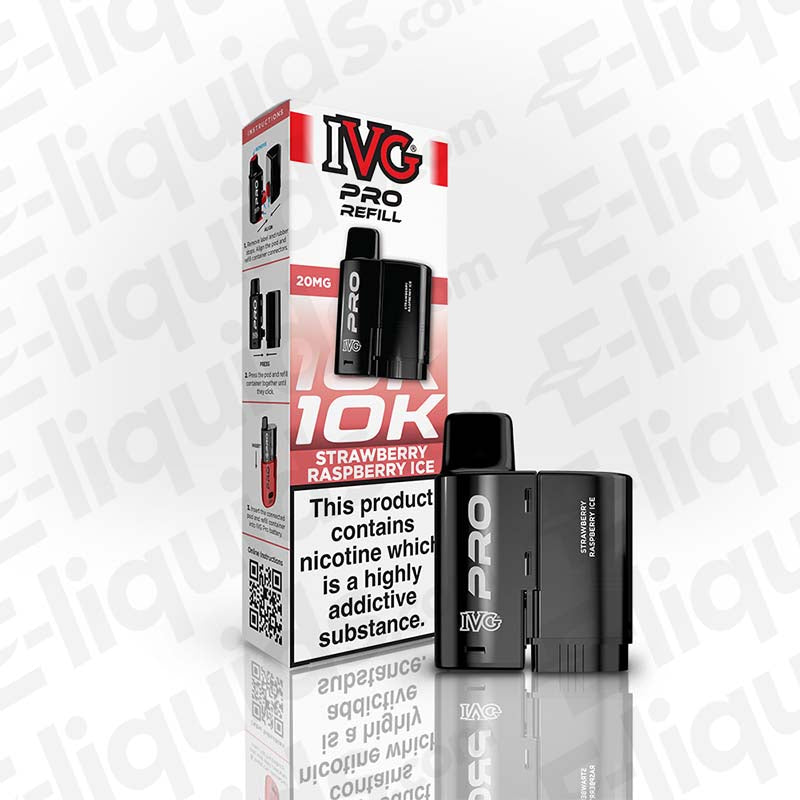 IVG Pro 12 20mg Strawberry Raspberry Ice Prefilled Pod