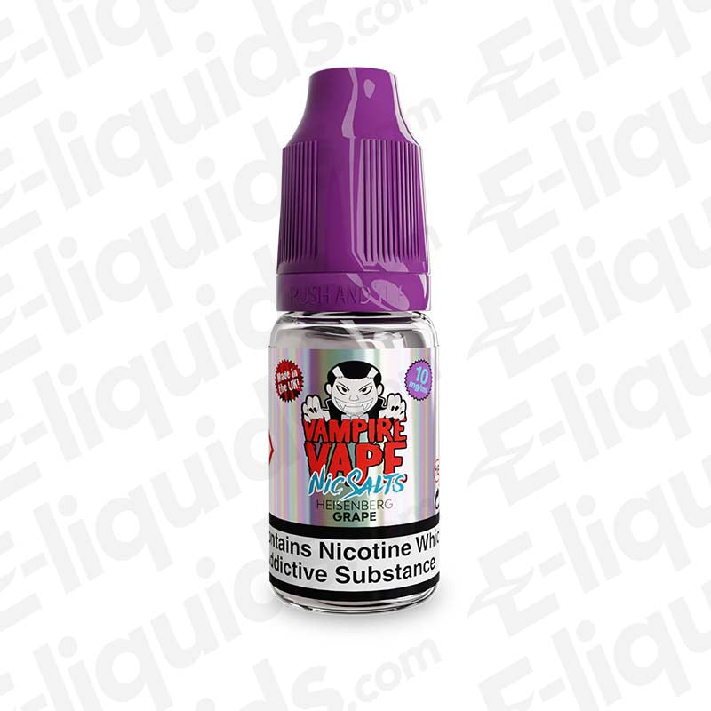 Vampire Vape Heisenberg Grape 50/50 10ml Nic Salt