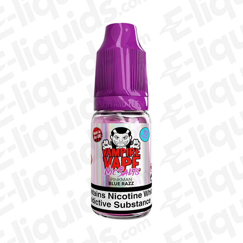 Vampire Vape Pinkman Blue Razz 50/50 10ml Nic Salt