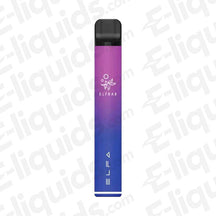 Elfbar Elfa Aurora Purple Vape Pod Kit with gradient design, ideal for beginners and fans, featuring a mouth-to-lung draw.