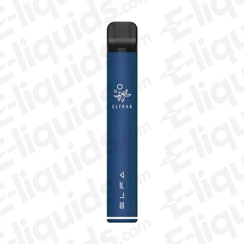 Elfbar Elfa Navy Blue Vape Pod Kit for beginners, mouth-to-lung inhale, closed pod system, portable design, pre-filled pods