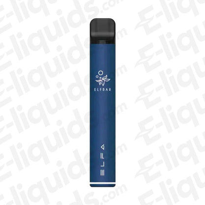 Elfbar Elfa Navy Blue Vape Pod Kit for beginners, mouth-to-lung inhale, closed pod system, portable design, pre-filled pods